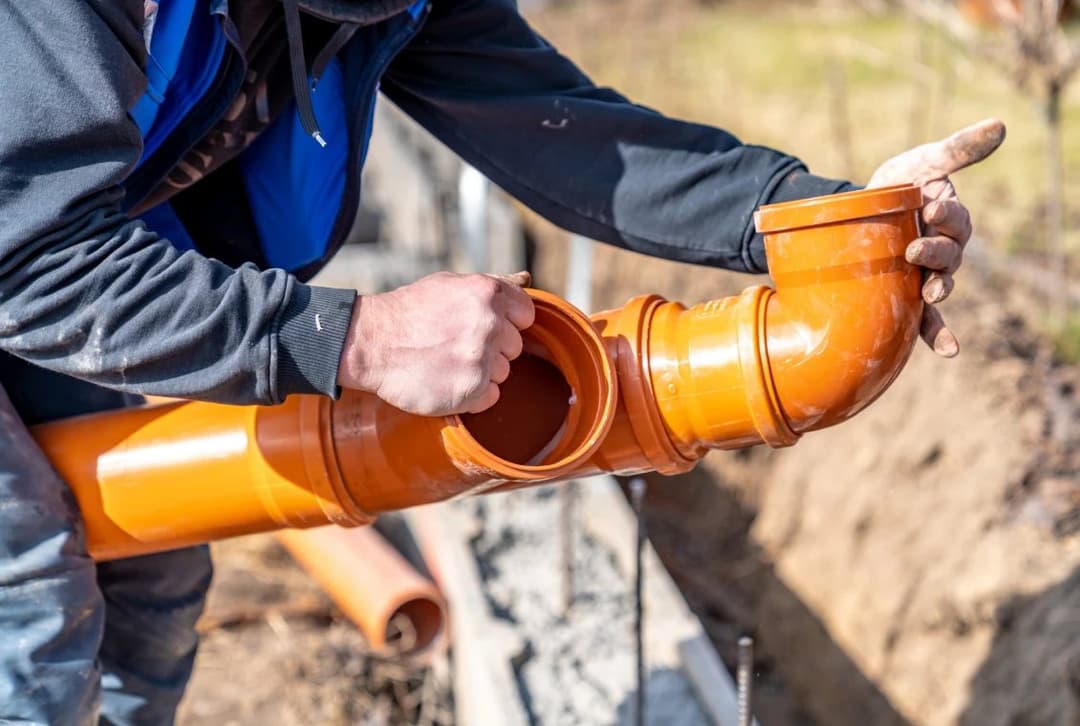 Sewer access at a job site